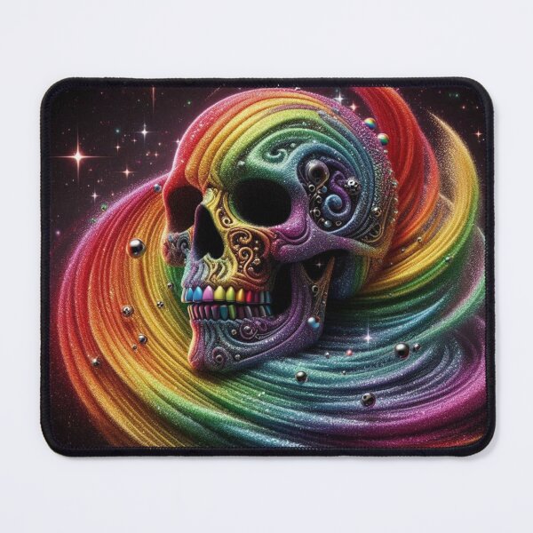 Item preview, Rainbow Spiral Skull designed and sold by Ghostface2025.