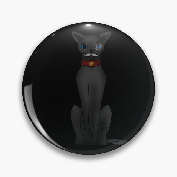 Item preview, Slonky black cat with monacle designed and sold by Celestis by SparkleArts.