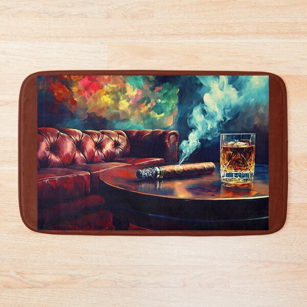 Item preview, Indulge in Luxury- Whiskey and Cigar Moments of Refined Leisure Generative AI designed and sold by OlfactoART Studio.