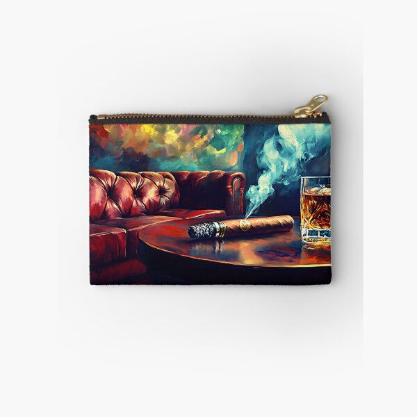 Item preview, Indulge in Luxury- Whiskey and Cigar Moments of Refined Leisure Generative AI designed and sold by OlfactoART Studio.