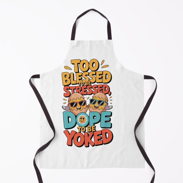 Item preview, Too Blessed to Be Stressed, Too Dope to Be Yoked – Funny Easter Hip-Hop Egg Design designed and sold by festivefunction.