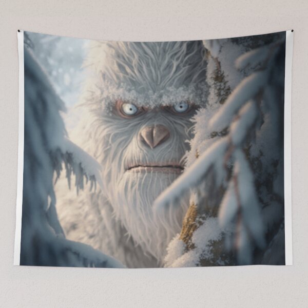 Item preview, Yeti, Abominable Snowman, Affiche, Art Prints, Printable Art, Wall Prints, Frameable Art, Digital Art, Wallpaper, Digital Download, AI, Gift designed and sold by GSizzle1.