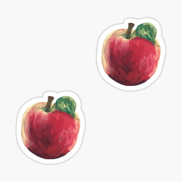 Item preview, Oil Pastel Apples designed and sold by Ewoldt.