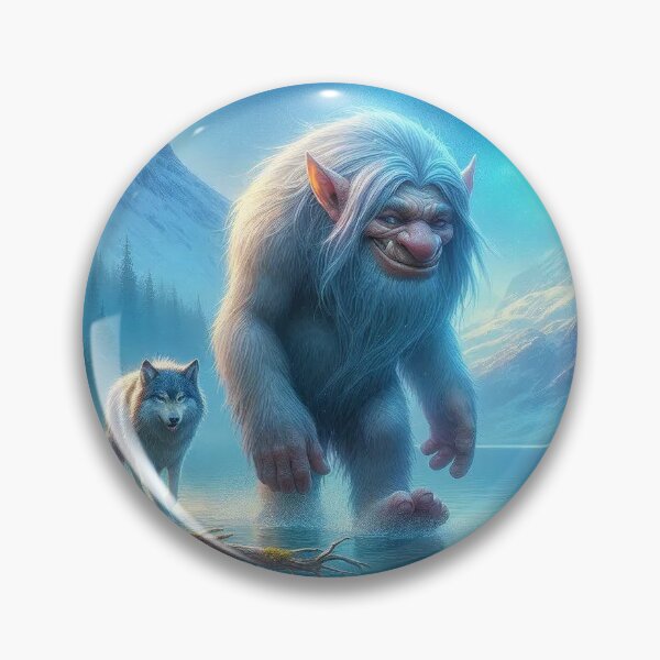 Item preview, Moonlit Guardians: The Troll and His Wolf designed and sold by Rikr65-TrollArt.