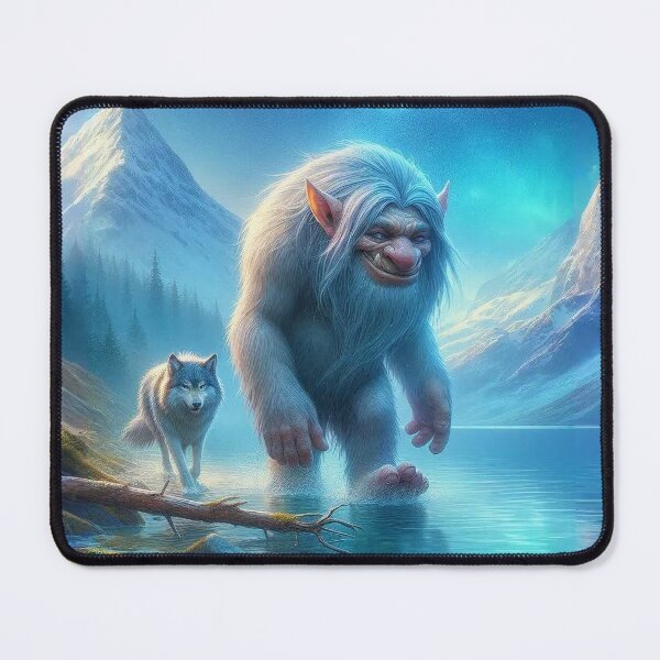 Item preview, Moonlit Guardians: The Troll and His Wolf designed and sold by Rikr65-TrollArt.