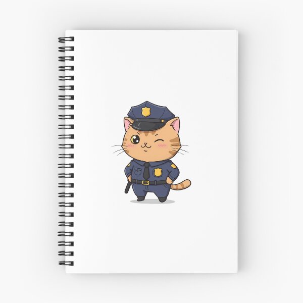 Item preview, Paw-sitive Law Enforcement – Funny Cat Cop designed and sold by Meow Cat.