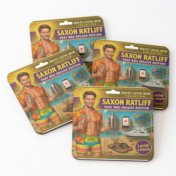 Item preview, Saxon Ratliff (Patrick Schwarzenegger) – "Frat Bro Deluxe Edition" designed and sold by Aryabek.