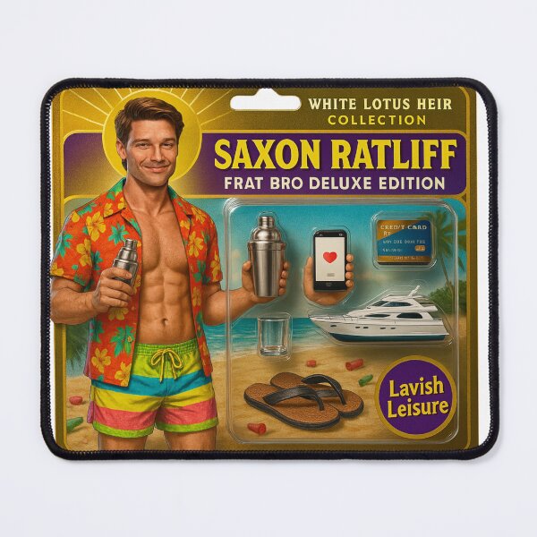 Item preview, Saxon Ratliff (Patrick Schwarzenegger) – "Frat Bro Deluxe Edition" designed and sold by Aryabek.