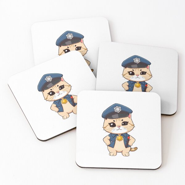 Item preview,  The Paw-lice Chief – Funny Cat Officer designed and sold by Meow Cat.