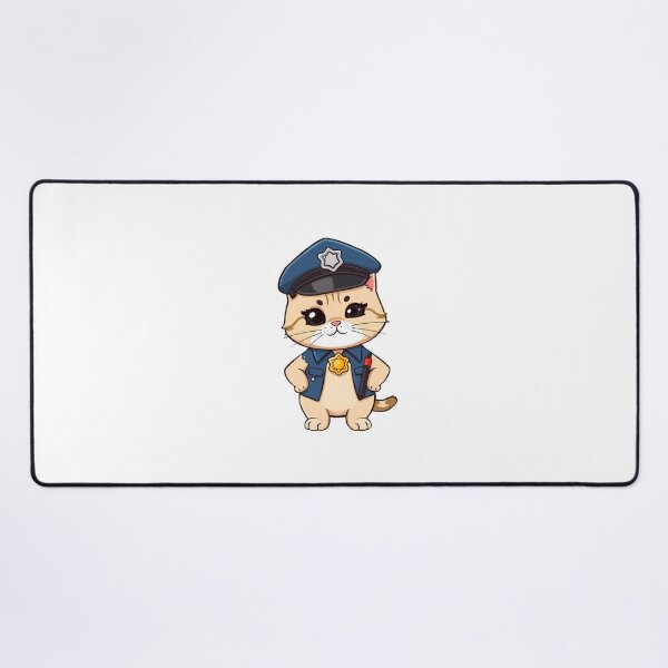 Item preview, The Paw-lice Chief – Funny Cat Officer designed and sold by Meow Cat.