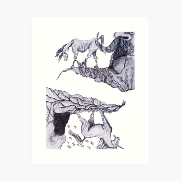 Item preview, Surreal Horse Reflection designed and sold by LittleStarCreat.