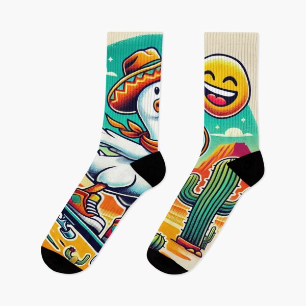 Item preview, Skateboarding Cowboy Duck – Funny Wild West Art designed and sold by ArtsyEcho.