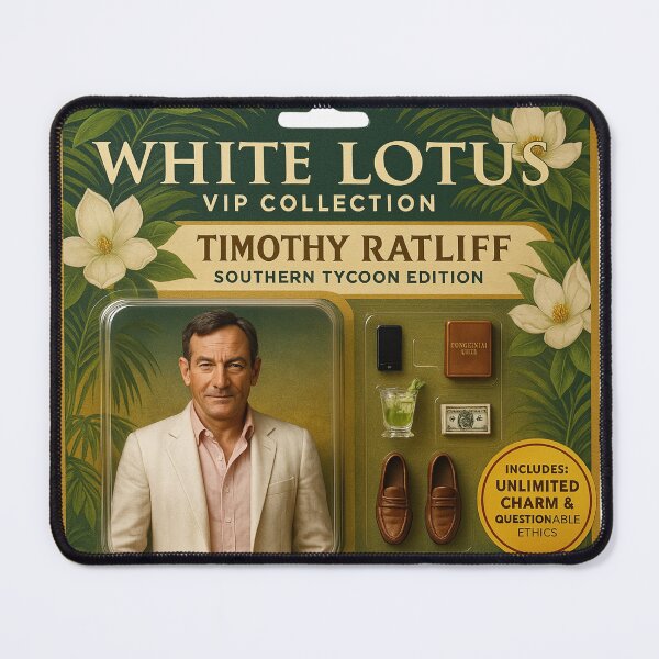 Item preview, Timothy Ratliff (Jason Isaacs) – White Lotus designed and sold by Aryabek.