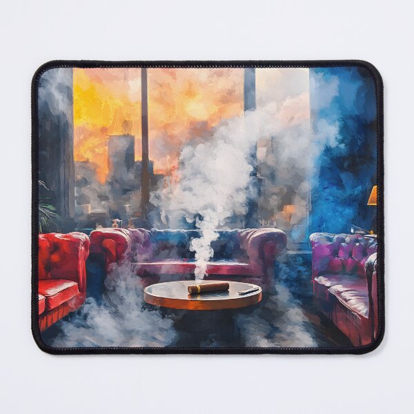 Item preview, Savor the Sunset- Hand Rolled Cuban Cigar and Whiskey Moments in a Luxurious Lounge designed and sold by OlfactoART Studio.