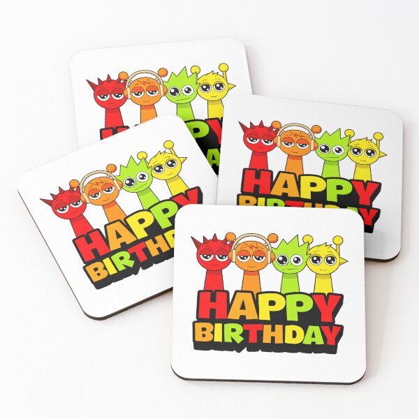 Item preview, Sprunki Happy Birthday Kids Characters  designed and sold by TreArtiveMinde.