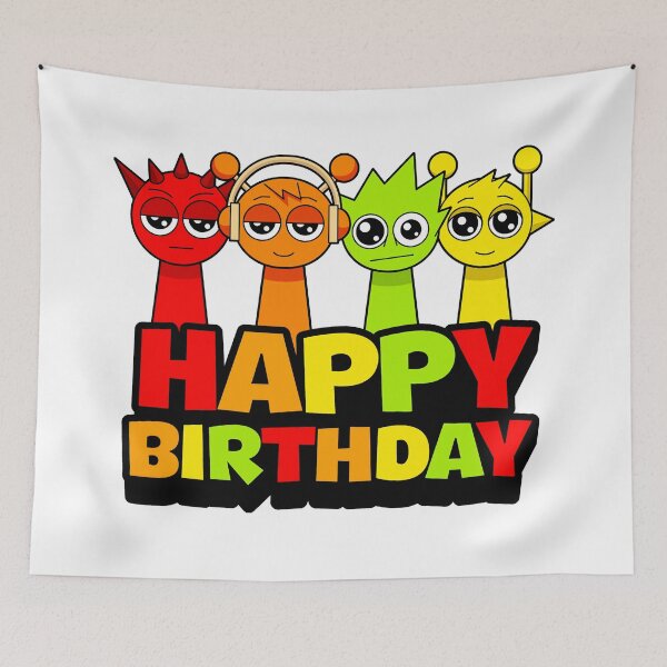 Item preview, Sprunki Happy Birthday Kids Characters  designed and sold by TreArtiveMinde.