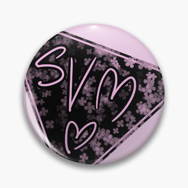 Item preview, SVM Black & Pink Flowers designed and sold by SandTrap Sorcery.