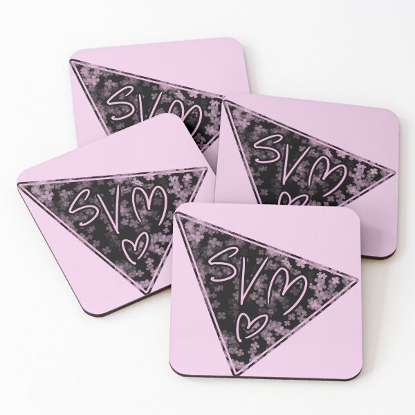 Item preview, SVM Black & Pink Flowers designed and sold by SandTrap Sorcery.