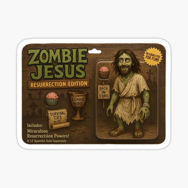 Zombie Jesus Sticker