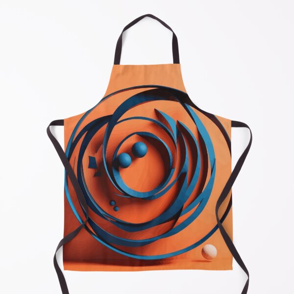 Item preview, Abstract Spiral  Blue Ribbon Swirl designed and sold by Vicky Brago-Mitchell®.