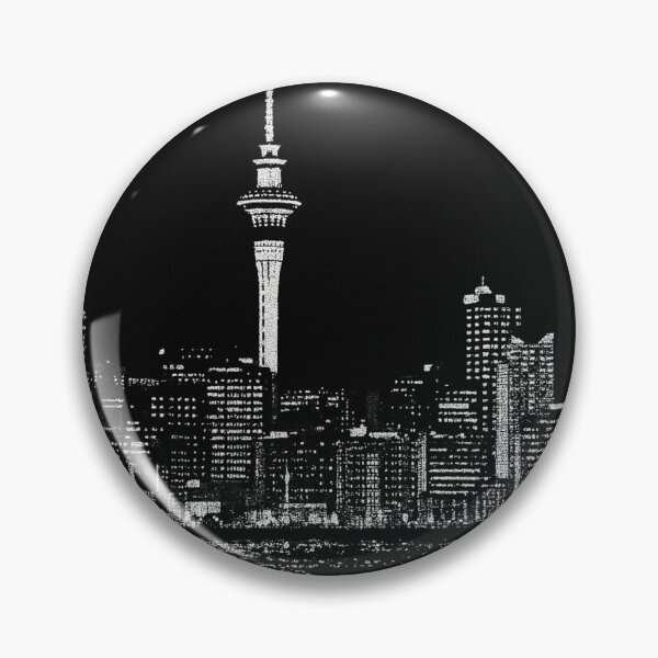 Item preview, Auckland Skyline Retro Vintage Skyline designed and sold by Places On Earth.