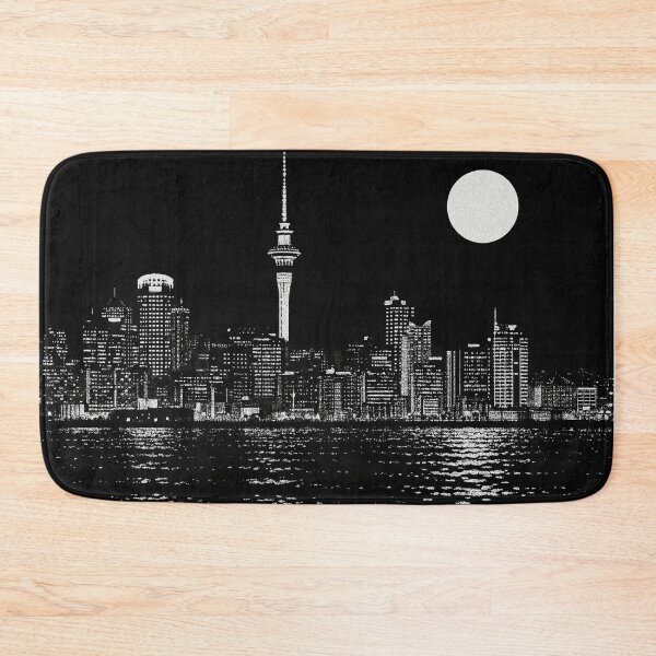 Item preview, Auckland Skyline Retro Vintage Skyline designed and sold by Places On Earth.