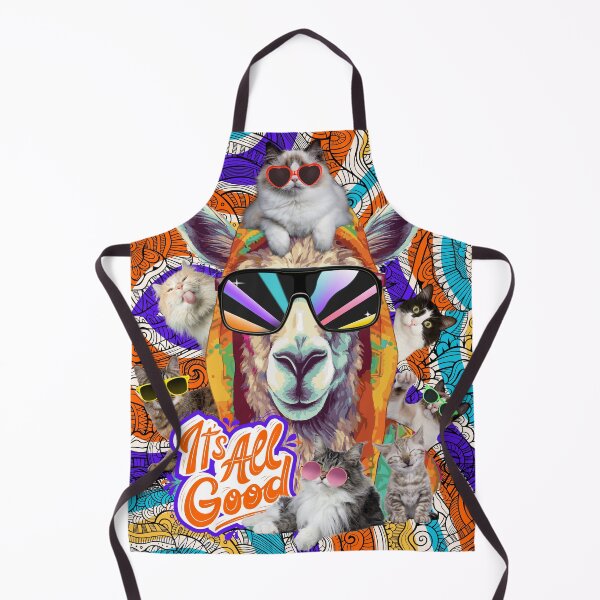Item preview, Llama & The Katzen (Design for Shirts & more) designed and sold by Liz Redbrake.