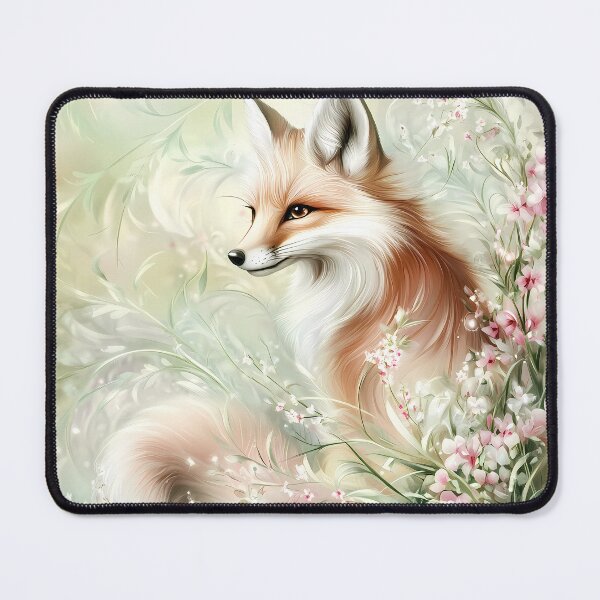 Item preview, Spring Fox in Sunny Flowers designed and sold by Eclectic Monkey.
