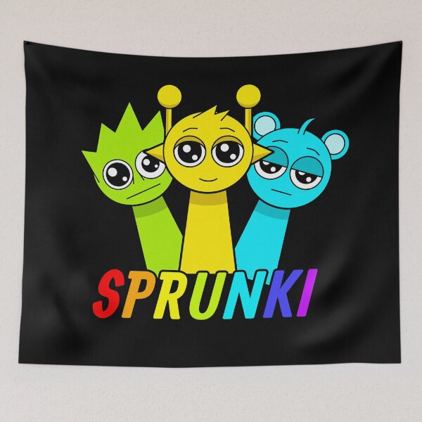 Item preview, Sprunki Kids Characters - Lime Simon Sky  designed and sold by TreArtiveMinde.