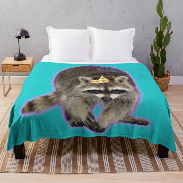 Item preview, Trash King Raccoon designed and sold by OriginalBeerCat.