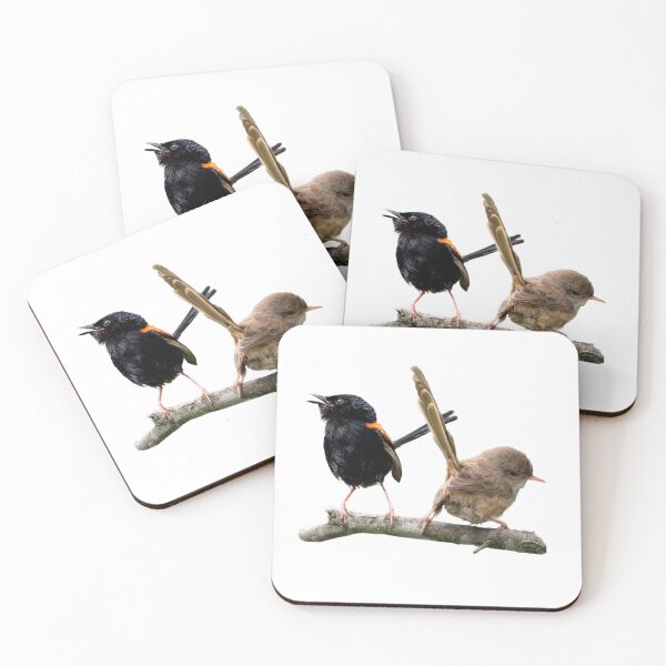 Item preview, Australian Native Birds - Red-backed Fairy-wrens designed and sold by Ozjanette90.