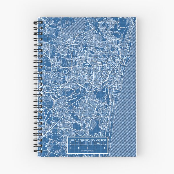Item preview, Chennai City Map India - Blueprint designed and sold by deMAP.