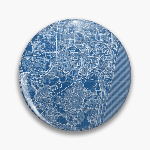 Item preview, Chennai City Map India - Blueprint designed and sold by deMAP.
