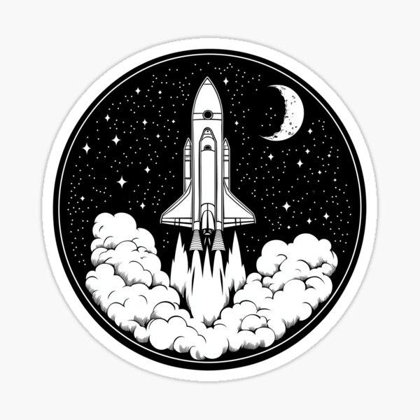 Item preview, Rocket taking off designed and sold by Zen Lael.