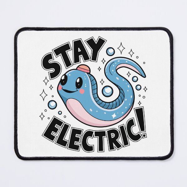 Item preview, Stay Electric Cute Electric Eel Design designed and sold by WildlifeInc.
