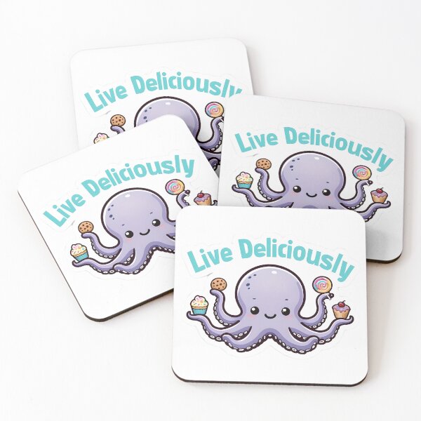 Item preview, Live Deliciously  designed and sold by ThreeFrenchies.