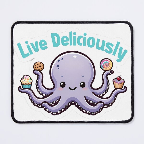 Item preview, Live Deliciously  designed and sold by ThreeFrenchies.