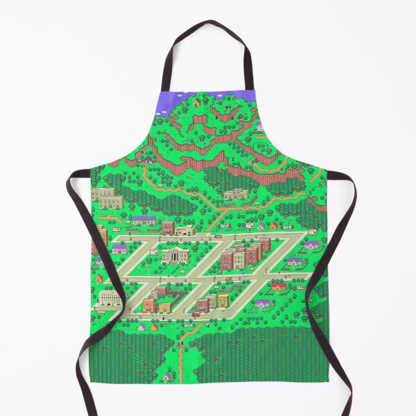 Item preview, Earthbound Onett Map designed and sold by Gin Neko.