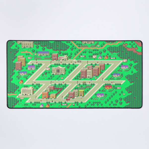 Item preview, Earthbound Onett Map designed and sold by Gin  Neko.