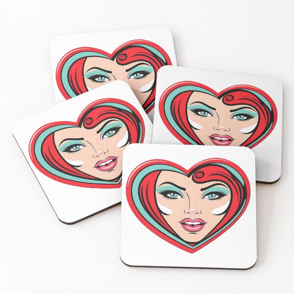 Item preview, Heart Style: Pop Art Illustration with Happy Expression designed and sold by marvinins.