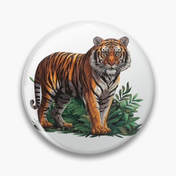 Artikelvorschau, Tiger entworfen und verkauft von Stickermagician.