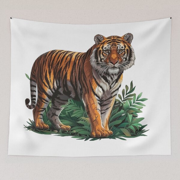 Item preview, tiger designed and sold by Stickermagician.