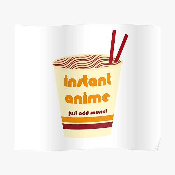 Cup o' Instant Anime Poster