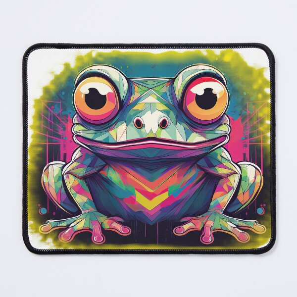 Item preview, Geo Neon Tree Frog | Cute Frog Gift | Nature Lover Design | Pacific NW Gear Co designed and sold by PacificNWGearCo.