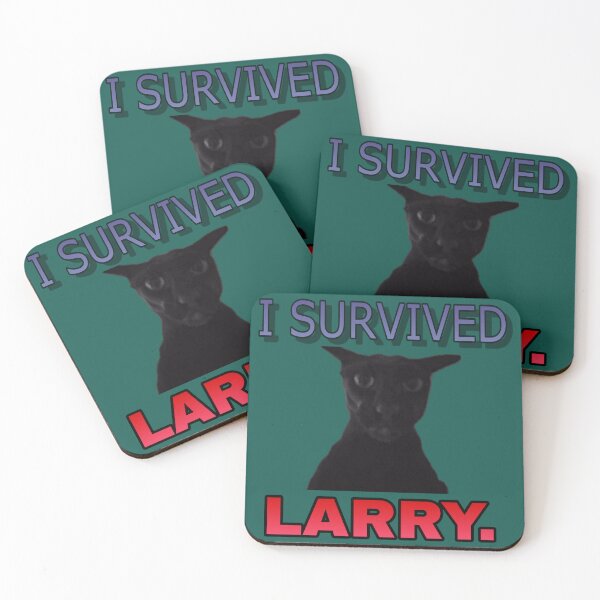 Item preview, I survived Larry cat meme designed and sold by Esmeraldas2.