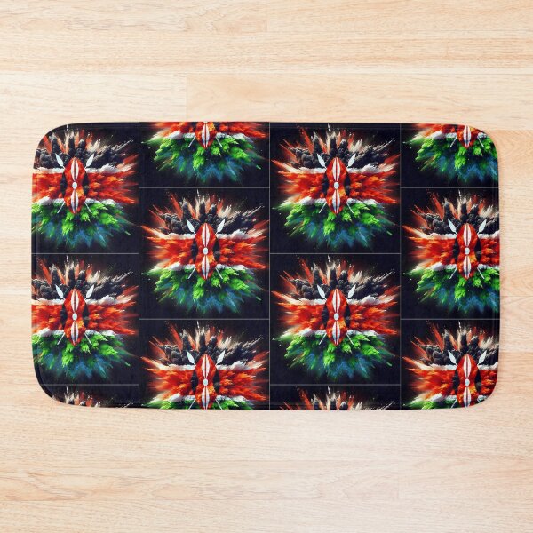 Item preview, Kenya Flag designed and sold by Intriguing Designs.