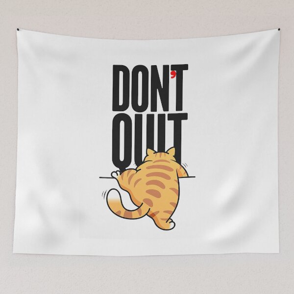 Item preview, DON'T QUIT  designed and sold by leakvalerie.