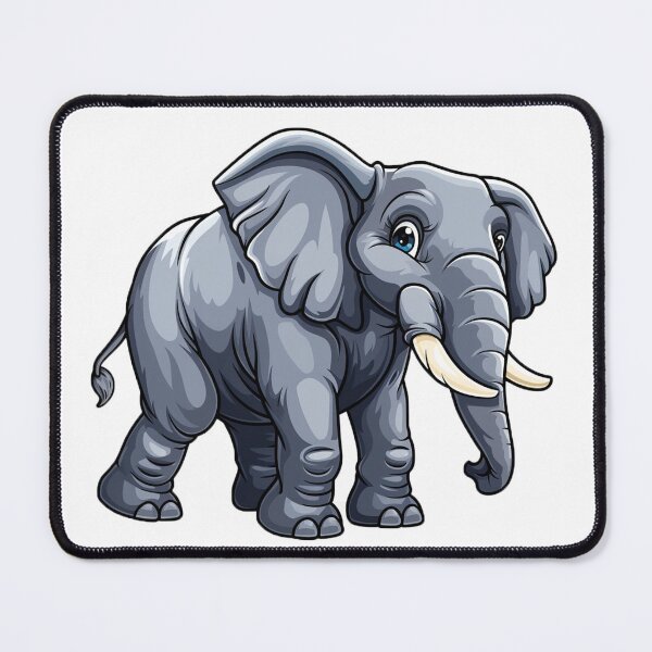 Item preview, Cute cartoon elephant designed and sold by Stickermagician.