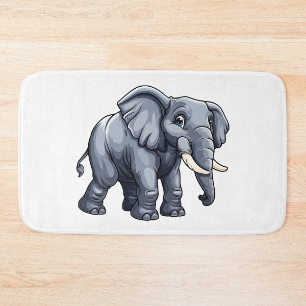 Item preview, Cute cartoon elephant designed and sold by Stickermagician.
