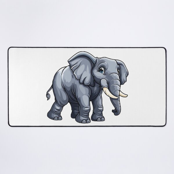 Item preview, Cute cartoon elephant designed and sold by Stickermagician.